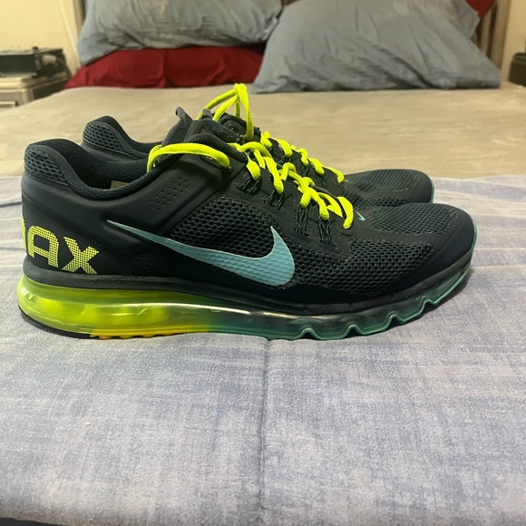 2013 Nike Air Max Blue Neon - Picture 2 of 6